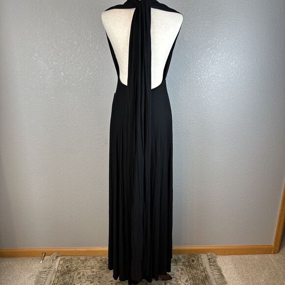 Lulus Tricks of the Trade Black Maxi Dress 12 Ways to Style L Large - Picture 5 of 6